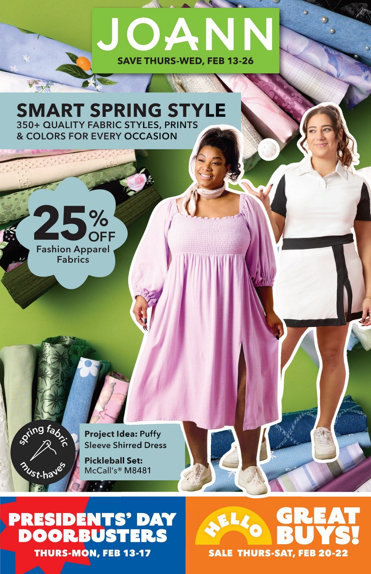 JoAnn Weekly Ad Feb 13 Feb 26, 2025
