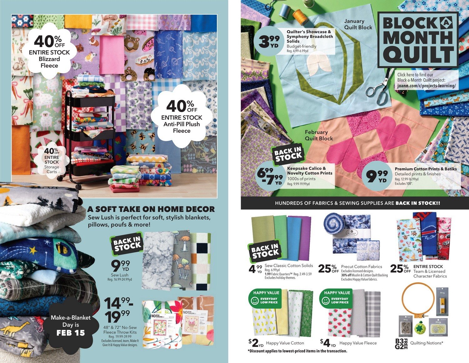 JoAnn Weekly Ad Feb 13 Feb 26, 2025