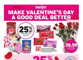 Meijer Valentine’s Day Ad Feb 10 – Feb 15, 2025
