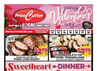 Price Cutter Weekly Ad Feb 12 – Feb 18, 2025 (Valentine’s Day Promotion Included)