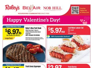 Raley’s Weekly Ad Feb 12 – Feb 18, 2025 (Valentine’s Day Promotion Included)