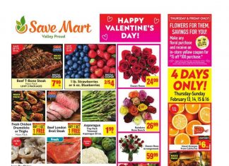 Save Mart Supermarkets Weekly Ad Feb 12 – Feb 18, 2025 (Valentine’s Day Promotion Included)