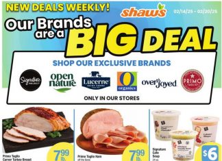 Shaw’s Weekly Ad Feb 14 – Feb 20, 2025