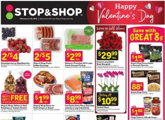 Stop & Shop Weekly Ad Feb 14 – Feb 20, 2025 ( Valentine’s Day Promotion Included)