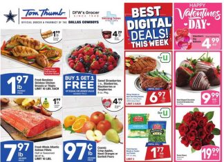 Tom Thumb Weekly Ad Feb 12 – Feb 18, 2025 (Valentine’s Day Promotion Included)