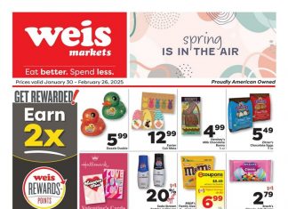 Weis Markets Monthly Ad Jan 30 – Feb 26, 2025 (Valentine’s Day Promotion Included)