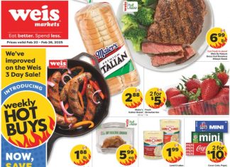 Weis Markets Weekly Ad Feb 20 – Feb 26, 2025
