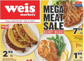 Weis Markets Weekly Ad Feb 06 – Feb 12, 2025 (Valentine’s Day Promotion Included)