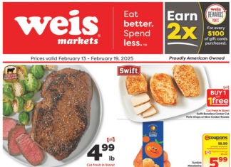 Weis Markets Weekly Ad Feb 13 – Feb 19, 2025 (Valentine’s Day Promotion Included)