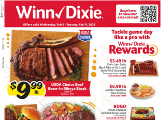 Winn-Dixie Weekly Ad Feb 05– Feb 11, 2025 (Valentine’s Day Promotion Included)