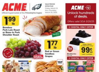ACME Weekly Ad Mar 14 – Mar 20, 2025 (St. Patrick’s Day Promotion Included)