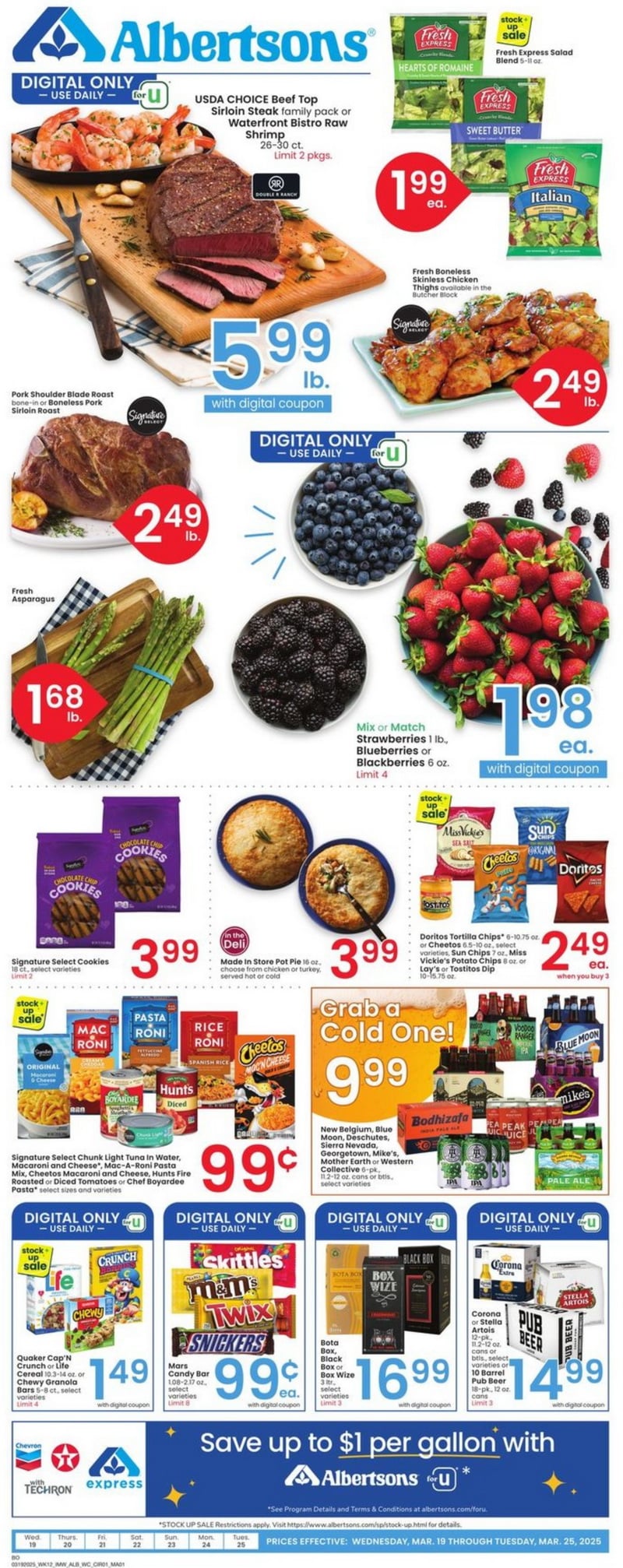 Albertsons Weekly Ad Mar 19 Mar 25, 2025