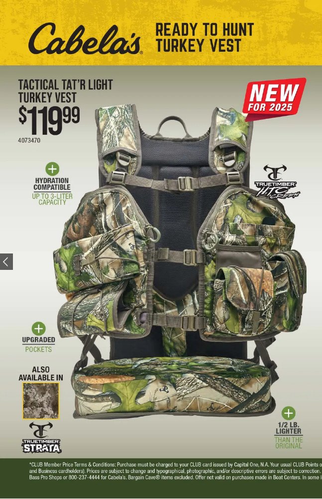 Bass Pro Shops Turkey Hunting Sale Mar 13 – Apr 16, 2025