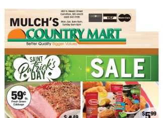 Country Mart Weekly Ad Mar 11 – Mar 17, 2025 (St. Patrick’s Day Promotion Included)
