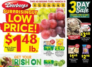 Dierbergs Markets Weekly Ad Mar 11 – Mar 17, 2025 (St. Patrick’s Day Promotion Included)