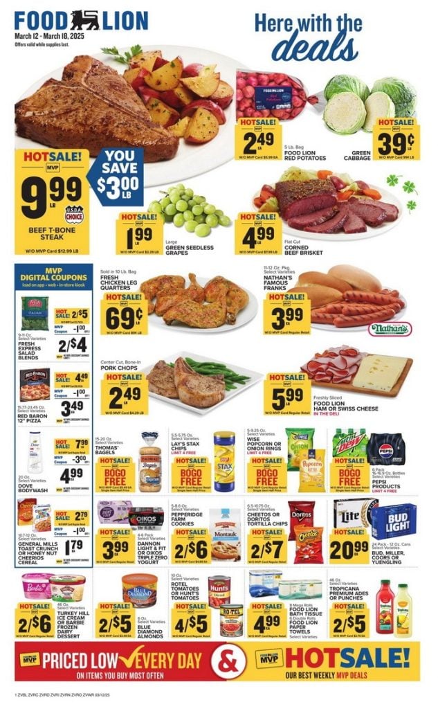 Food Lion Weekly Ad Mar 12 Mar 18, 2025
