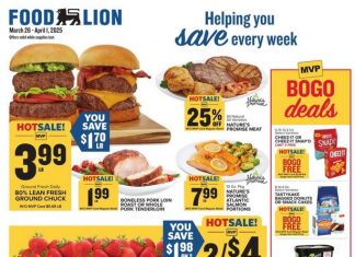 Food Lion Weekly Ad Mar 26 – Apr 01, 2025