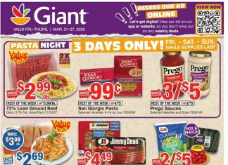 Giant Food Weekly Ad Mar 21 – Mar 27, 2025