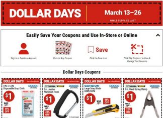 Harbor Freight Dollar Days Coupon Sale Mar 13 – Mar 26, 2025