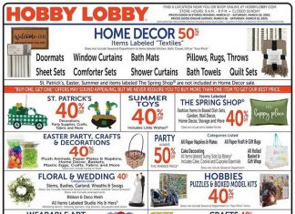 Hobby Lobby Weekly Ad Mar 16 – Mar 22, 2025 (Easter & St. Patrick’s Day Promotion Included)
