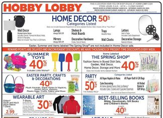 Hobby Lobby Weekly Ad Mar 23 – Mar 29, 2025 (Easter Promotion Included)