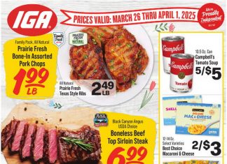 IGA Weekly Ad Mar 26 – Apr 01, 2025