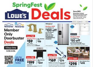 Lowe’s Weekly Ad Mar 20 – Apr 02, 2025