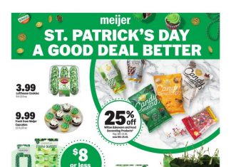Meijer St. Patrick’s Day Ad Mar 09 – Mar 15, 2025