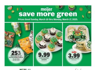 Meijer St. Patrick’s Day Ad Mar 16 – Mar 17, 2025