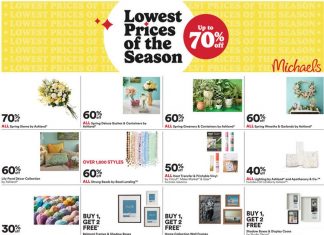 Michaels Weekly Ad Mar 28 – Apr 06, 2025 (Easter Day Promotion Included)