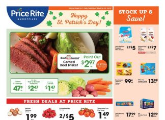 Price Rite Weekly Ad Mar 07 – Mar 20, 2025 (St. Patrick’s Day Promotion Included)