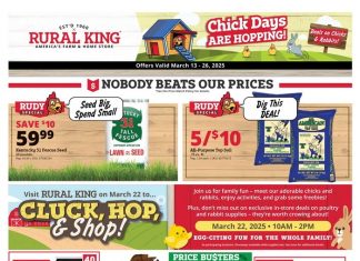Rural King Weekly Ad Mar 13 – Mar 26, 2025
