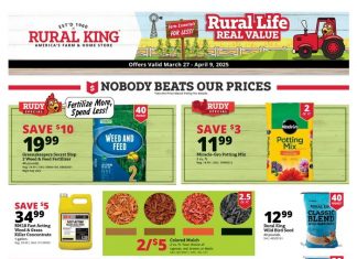 Rural King Weekly Ad Mar 27 – Apr 09, 2025