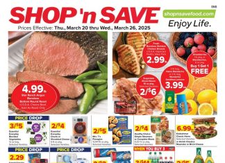 SHOP ‘n SAVE Weekly Ad Mar 20 – Mar 26, 2025 (Easter Day Promotion Included)