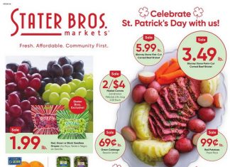 Stater Bros Weekly Ad Mar 12 – Mar 18, 2025 (St. Patrick’s Day Promotion Included)
