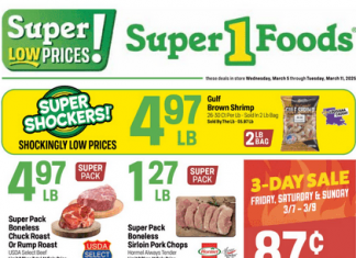 Super 1 Foods Weekly Ad Mar 05 – Mar 11, 2025