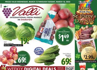 Valli Produce Weekly Ad Mar 12 – Mar 18, 2025 (St. Patrick’s Day Promotion Included)