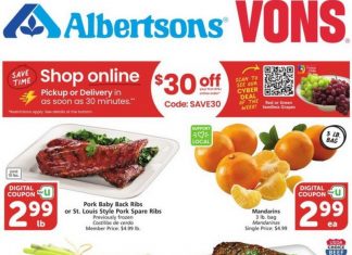 Vons Weekly Ad Mar 26 – Apr 01, 2025