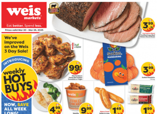 Weis Markets Weekly Ad Mar 20 – Mar 26, 2025