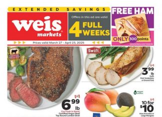 Weis Markets Monthly Ad Mar 27 – Apr 23, 2025 (Easter Promotion Included)