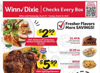 Winn-Dixie Weekly Ad Mar 19 – Mar 25, 2025