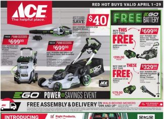 ACE Hardware Monthly Ad Apr 01 – Apr 29, 2025