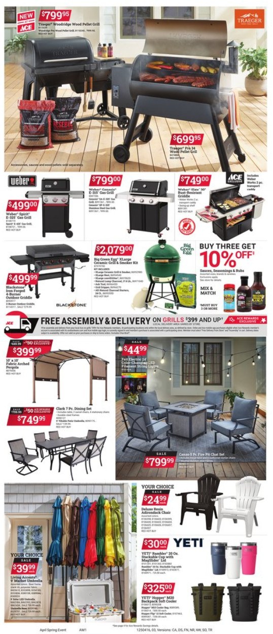 ACE Hardware Spring Event Ad Apr 16 – Apr 29, 2025