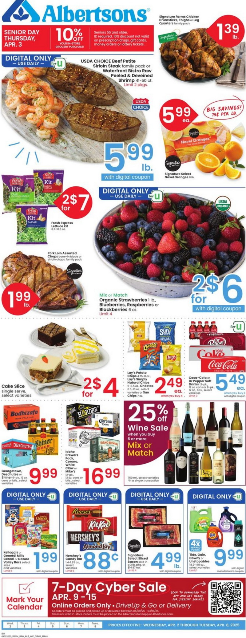 Albertsons Weekly Ad Apr 02 Apr 08, 2025
