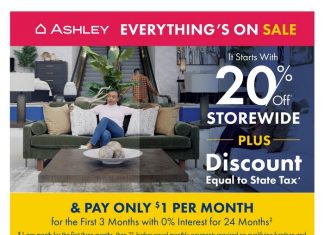 Ashley Furniture HomeStore Monthly Ad Apr 01 – Apr 28, 2025
