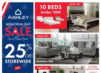 Ashley Furniture HomeStore Memorial Day Sale Apr 29 – Jun 02, 2025
