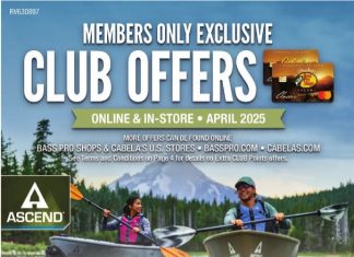 Bass Pro Shops April Club Flyer Apr 01 – Apr 30, 2025
