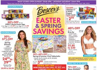 Boscov’s Weekly Ad Apr 10 – Apr 16, 2025 (Easter Day Promotion Included)