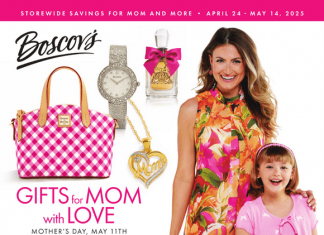 Boscov’s Mother’s Day Sale Apr 24 – May 14, 2025