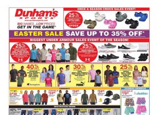 Dunham’s Sports Weekly Ad Apr 12 – Apr 17, 2025 (Easter Promotion Included)